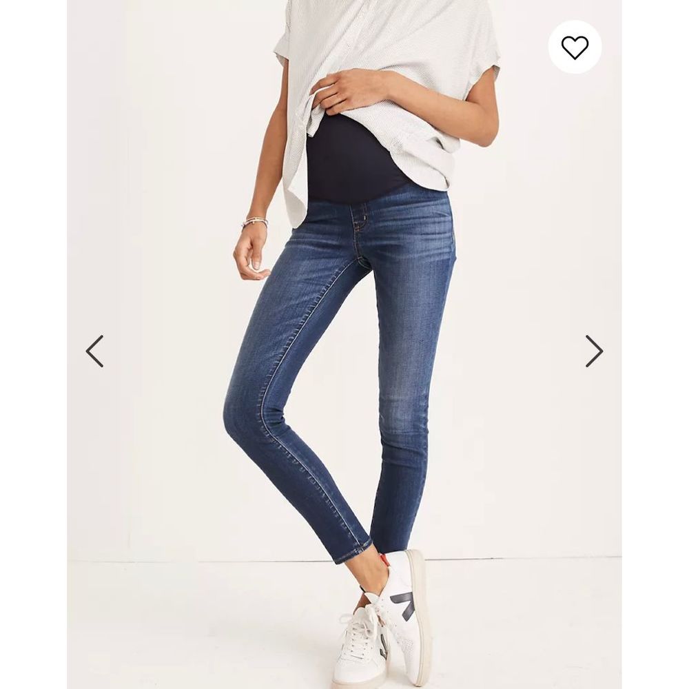 Madewell Women's Skinny Jeans - Dark Blue